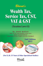  Buy Wealth Tax, Service Tax, CST, VAT & GST (Taxation Laws-II)
